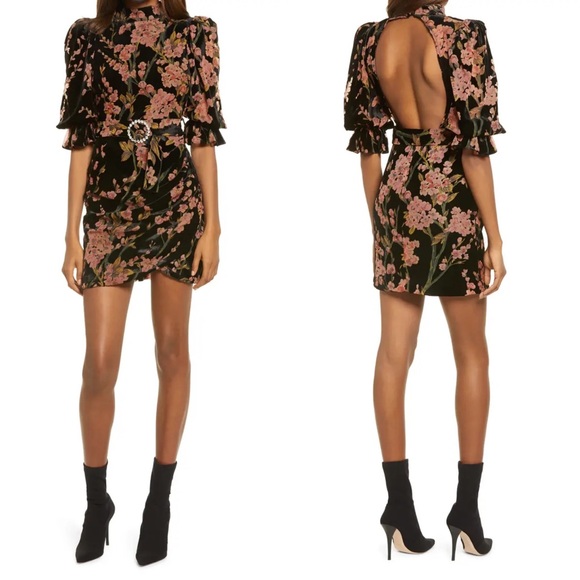 Lavish Alice Dresses & Skirts - Velvet mini dress by Lavish Allice